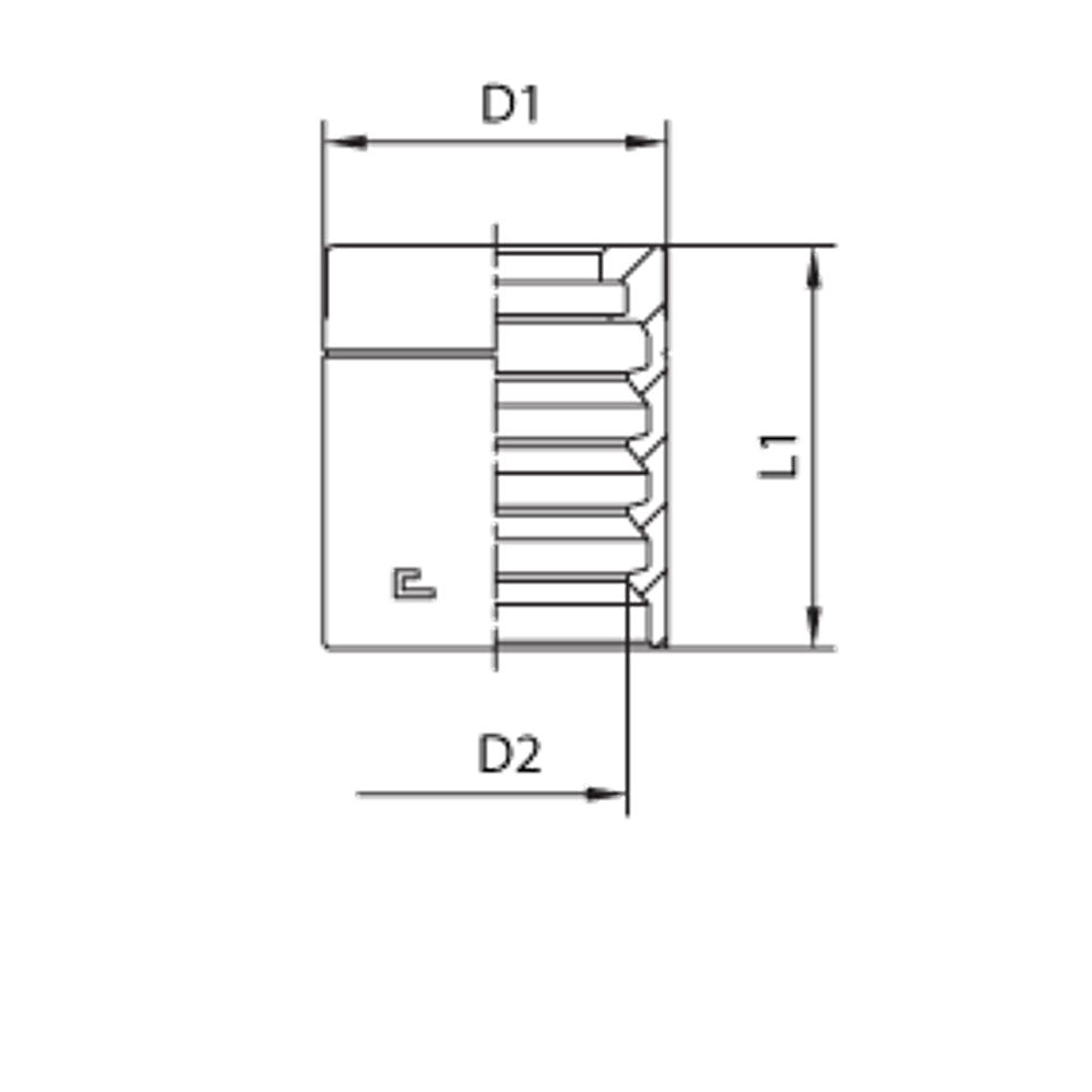 Муфта DN 25 1SN/2SC NEW