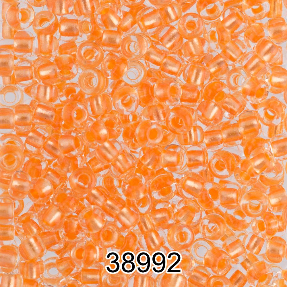Бисер Preciosa 10/0 (2.3 мм), 500 г, 38992 (Ф374) оранжевый
