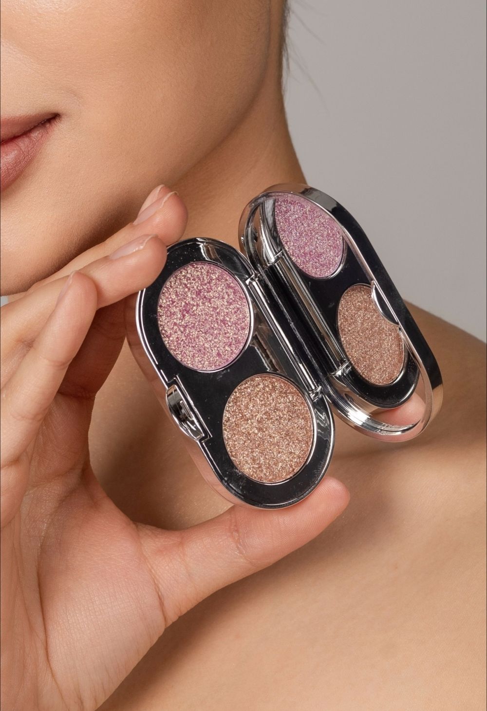 Тени-спарклы для век MAKEUPSTOREKZ DOUBLE SPARKLES - SPACE ECHO DS02