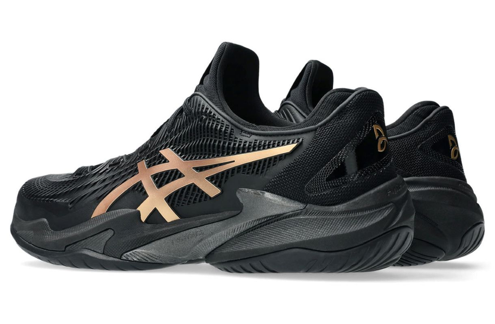 Мужские кроссовки теннисные Asics Court FF 3 Novak Night Energy - black/prism gold