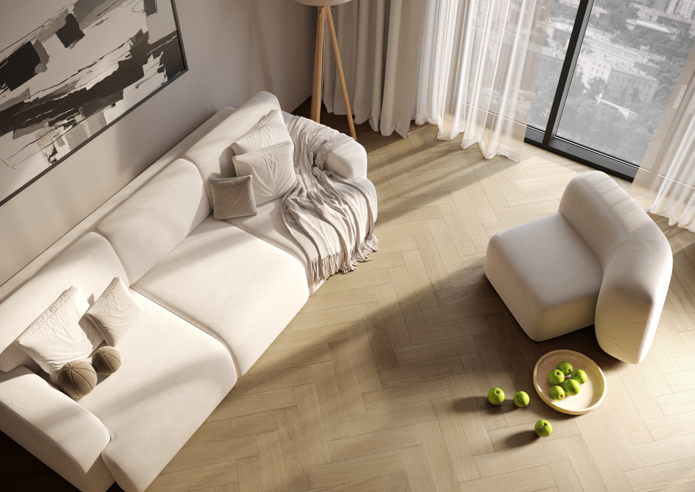 Кварцевый паркет Quartz Parquet Штучный паркет 44-1258-58 Дуб Хельсинки