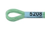 Мулине Gamma 100% хлопок, цв.5208 мятный, 24 мотка по 8 метров