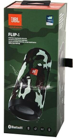 Портативная акустика JBL Flip 4 Squad (зелёный камуфляж)