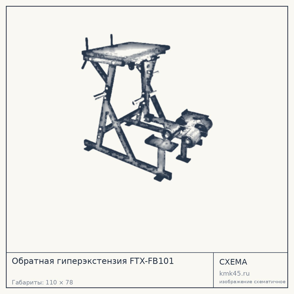 Обратная гиперэкстензия FTX-FB101 — от 85 000 ₽