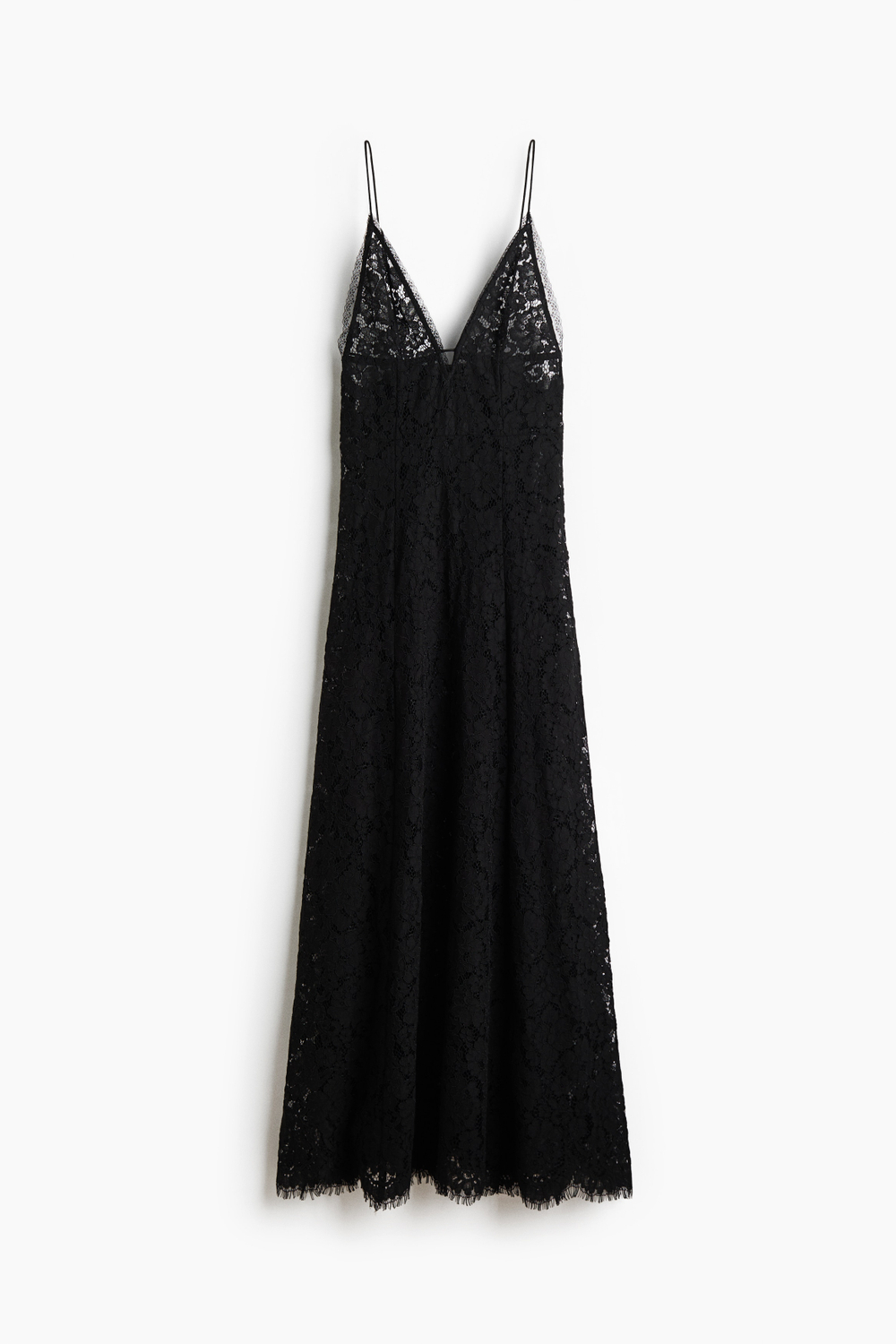 Кружевное платье со шнурками сзади - H&M