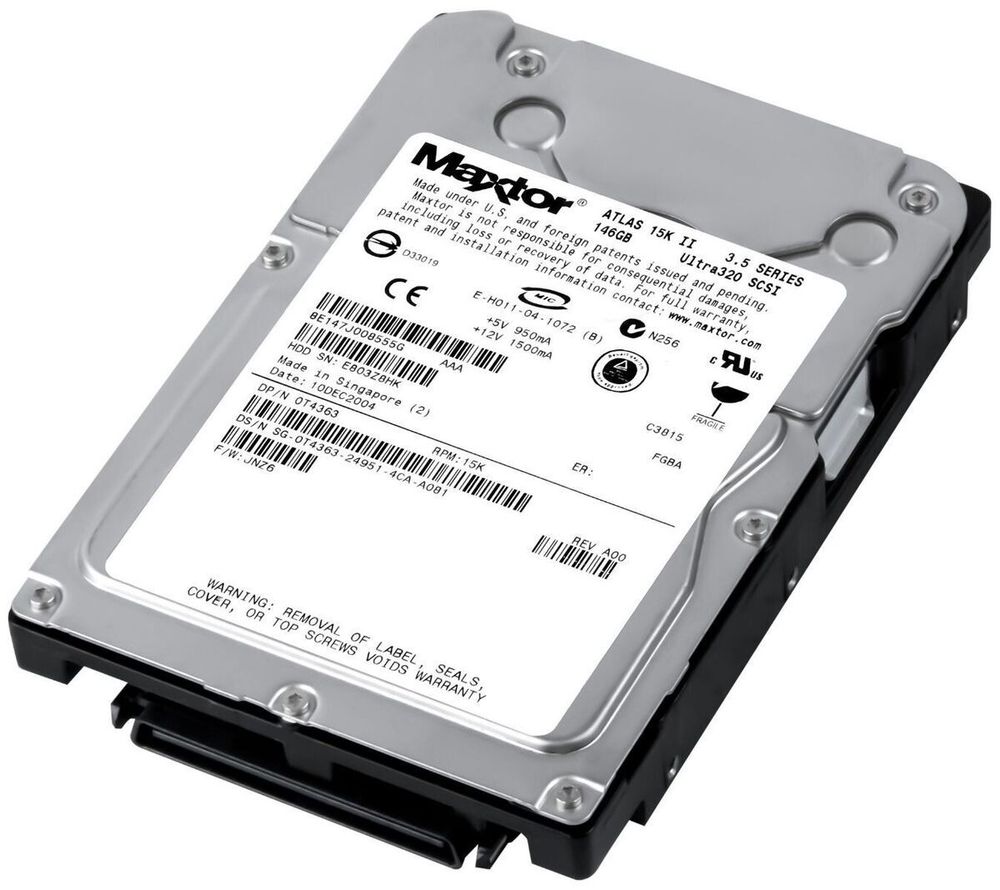 Жесткий диск Maxtor Atlas 15K II 147gb 15k U320 SCSI 80Pin 8K147j0