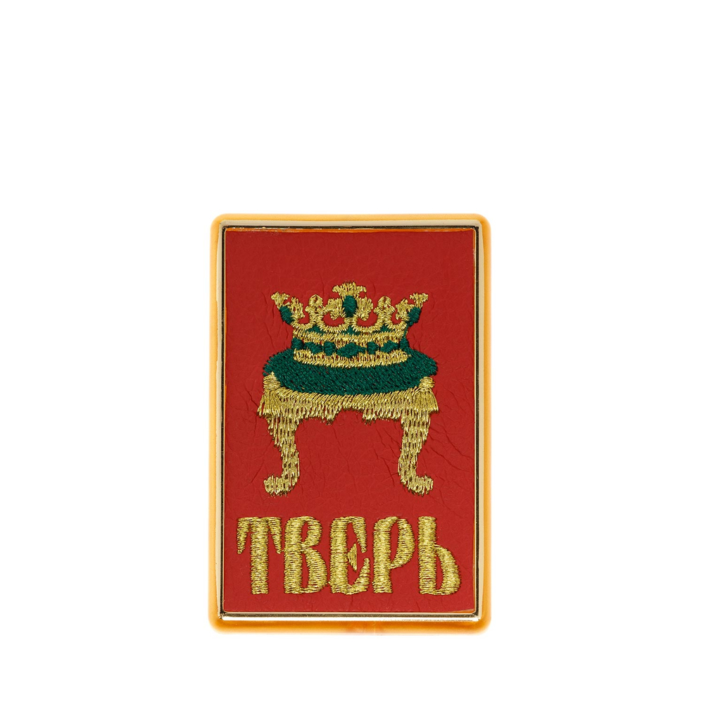Магнит «Тверь герб» а20/113 красный / золото