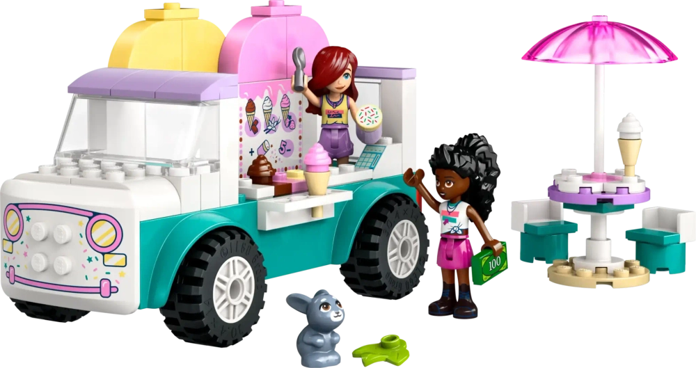 Конструктор LEGO Friends 42644 Грузовик с мороженым в Хартлейк-сити