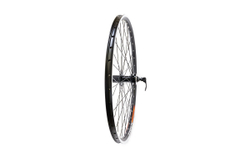 Колесо заднее 27,5" TRIX двойной обод черный, ДИСК касс.8-10 ск. гайка черный, спица черный