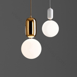 Pendant design lamp Aballs  by Parachilna (Gold,  D30)