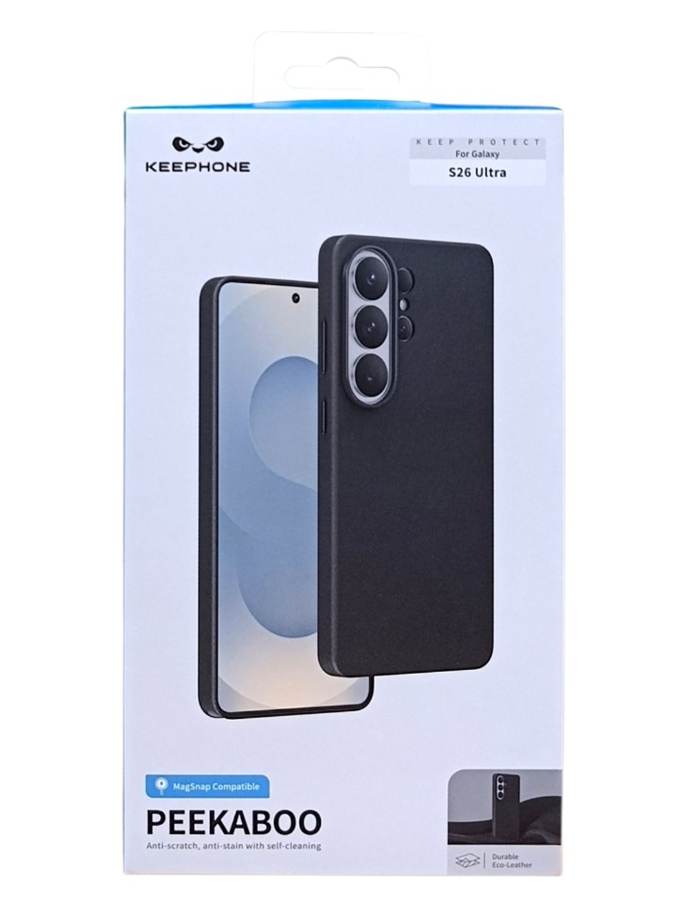 Накладка для Samsung Galaxy S26 Ultra Keephone PEEKABOO MagSnap черный