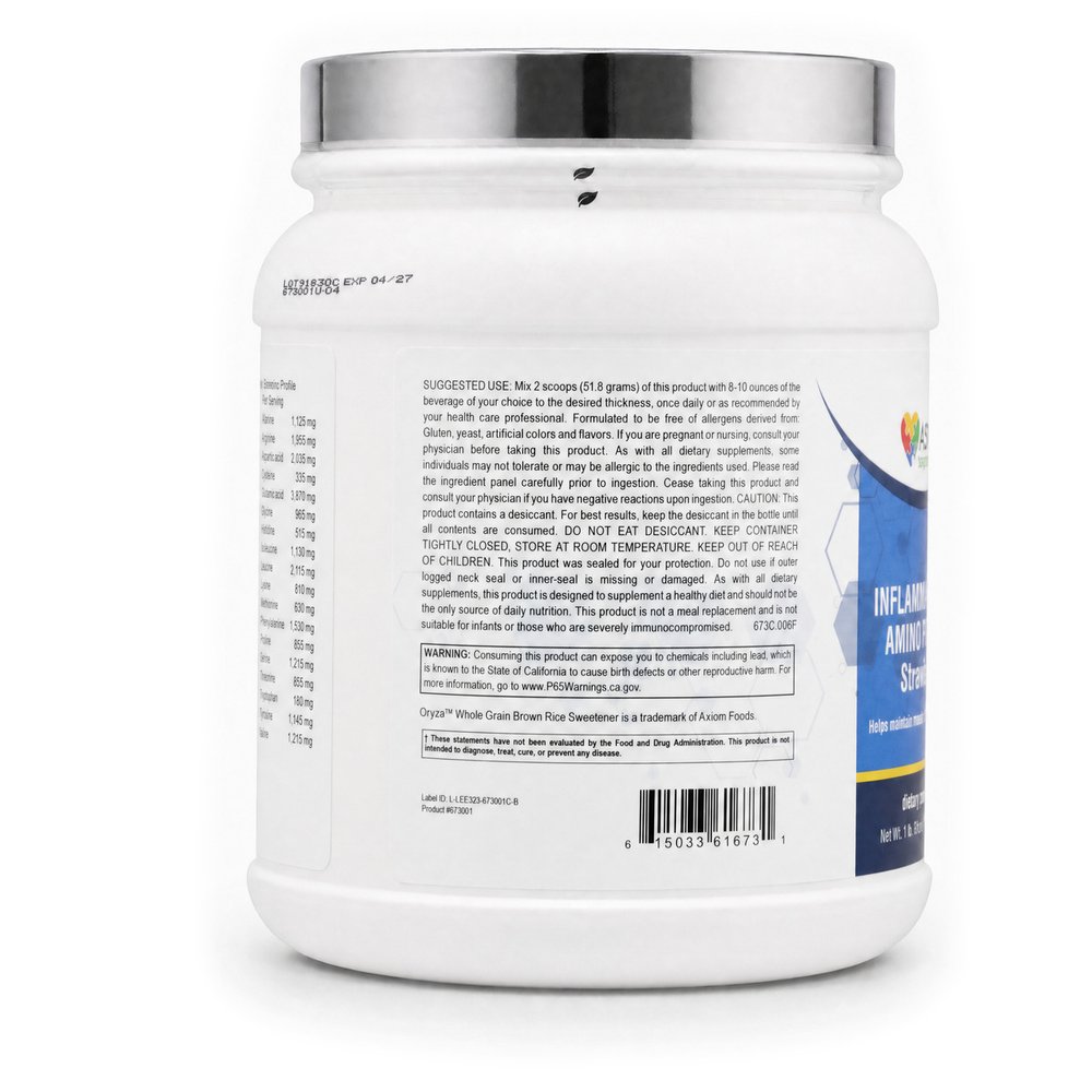 INFLAMACARE GUT AMINO protein strawberry. EXP 01/27