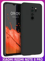 Мягкий Soft Touch чехол из силикона для XIAOMI REDMI NOTE 8 PRO с бархатной подкладкой