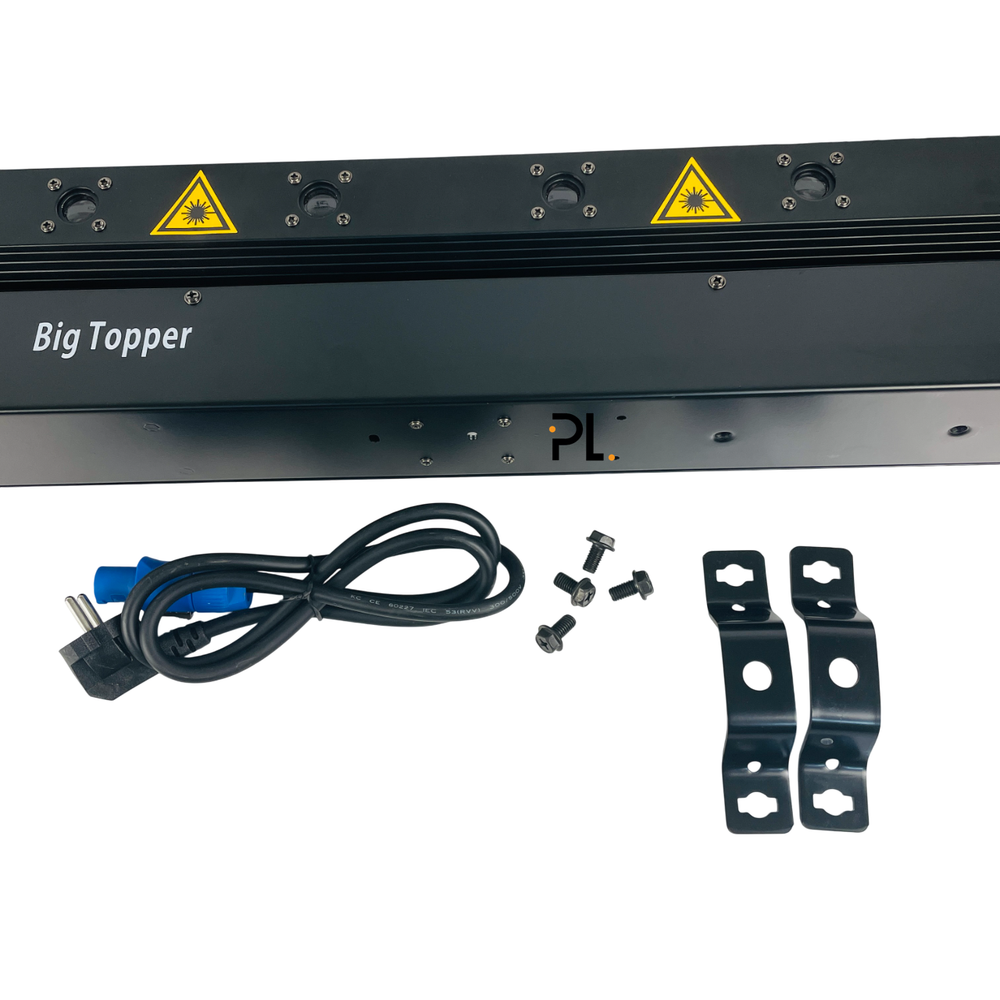 Вращающаяся лазерная панель 8*500mW (красный), Big Topper