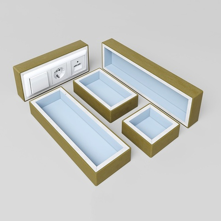 Звукоизоляционный подрозетник 4-секционный SoundGuard M-BOX М-БОКС 4