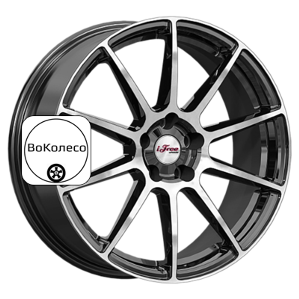 7x18/5x100 ET28 D57,1 Винзор (КС1108) Блэк Джек iFree