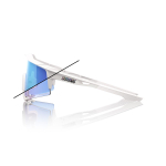 Спортивные очки с диоптриями 100% SPEEDCRAFT LE Bastille - Pearl White Glitter - Blue Mirror Photochromic Lens