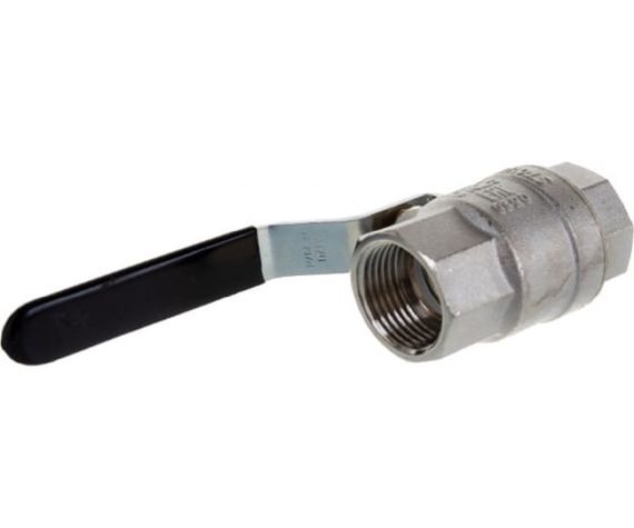 Кран шаровый с фильтром В-В 1" рычаг STOUT 32823