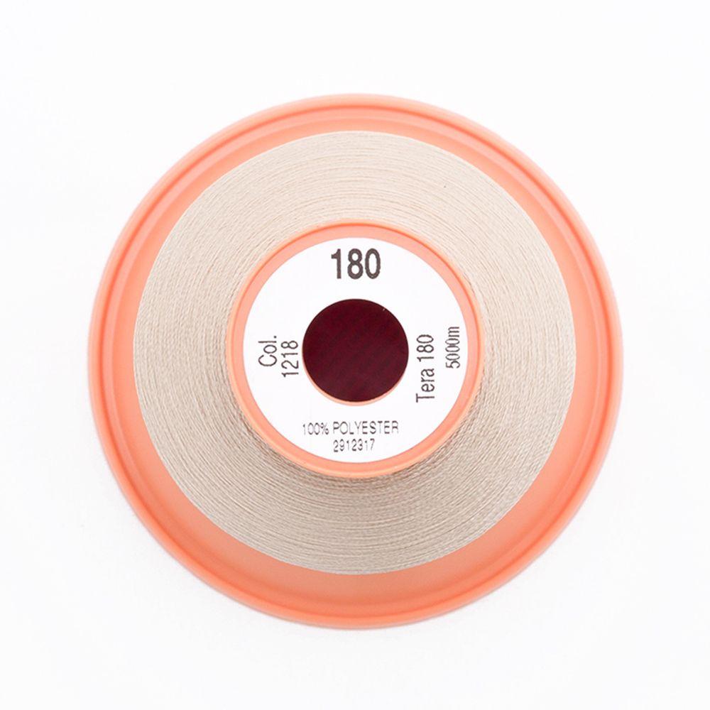 Нитка филаментная Gutermann Tera 180 (5000 метров), 1 кат. | 1218 крем-брюле