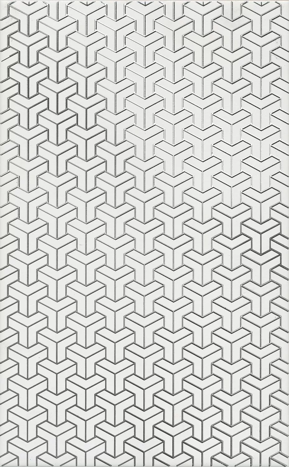 Керамическая плитка KERAMA MARAZZI ЛОМБАРДИЯ Декор белый матовый 25x40 (8 мм.) арт. HGD\A371\6397