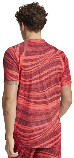 Мужская теннисная футболка Adidas Club Graphic - разноцветный