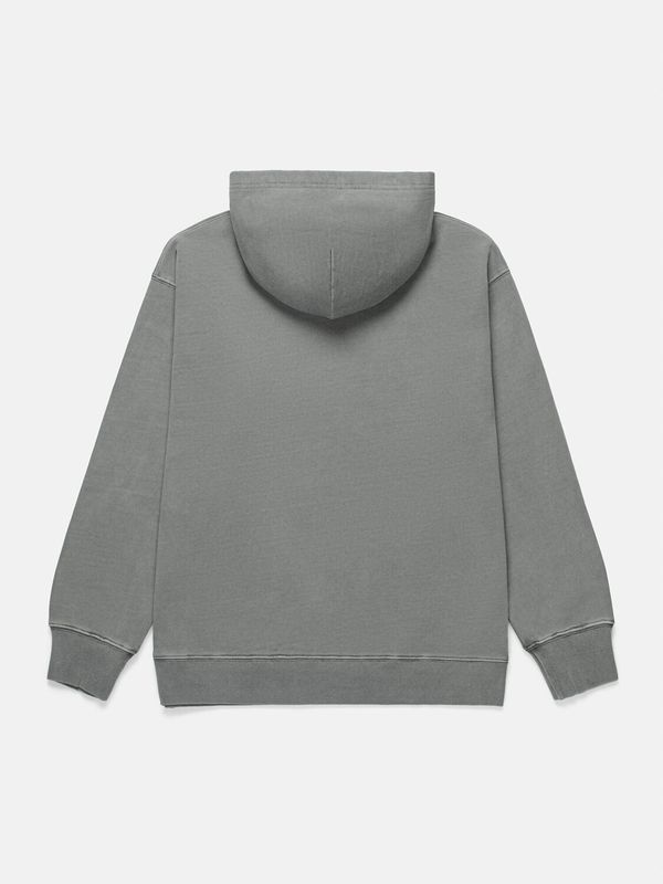 Худи «Y» Garment Dyed оливковое - фото 4