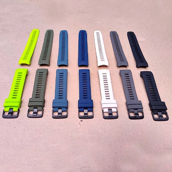 Ремешок силиконовый для Garmin Instinct / instinct 2 / Instinct Crossover 22 мм оригинальное крепление (Темно-синий)