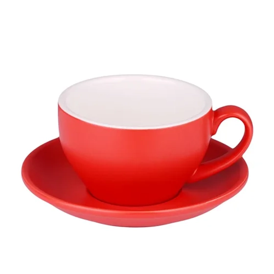 Чайная пара 300 мл красная матовая d 10,3 см h6,6 см Barista (Бариста) P.L. Proff Cuisine [6]