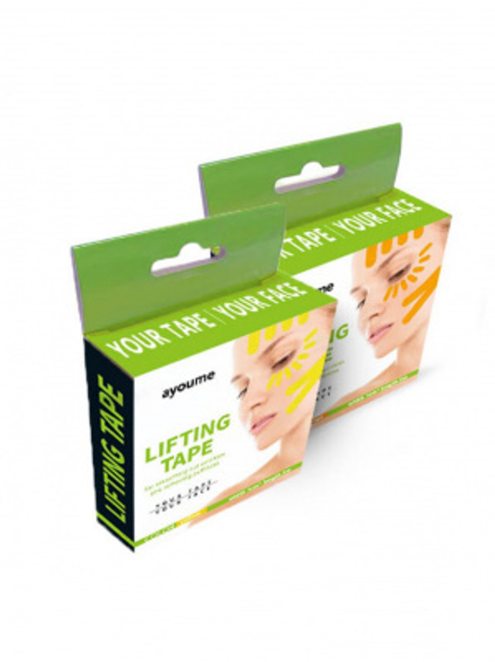 Тейп для лица 1см*5м оранжевый Ayoume Kinesiology tape roll