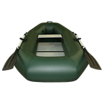 Лодка ПВХ Polar Bird Чирок Гребная PB-230Т Teal со стеклокомпозитной сланью и банкой -