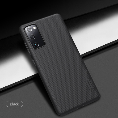 Чехол на Samsung Galaxy S20 FE (Fan Edition) от Nillkin серии Super Frosted Shield черного цвета