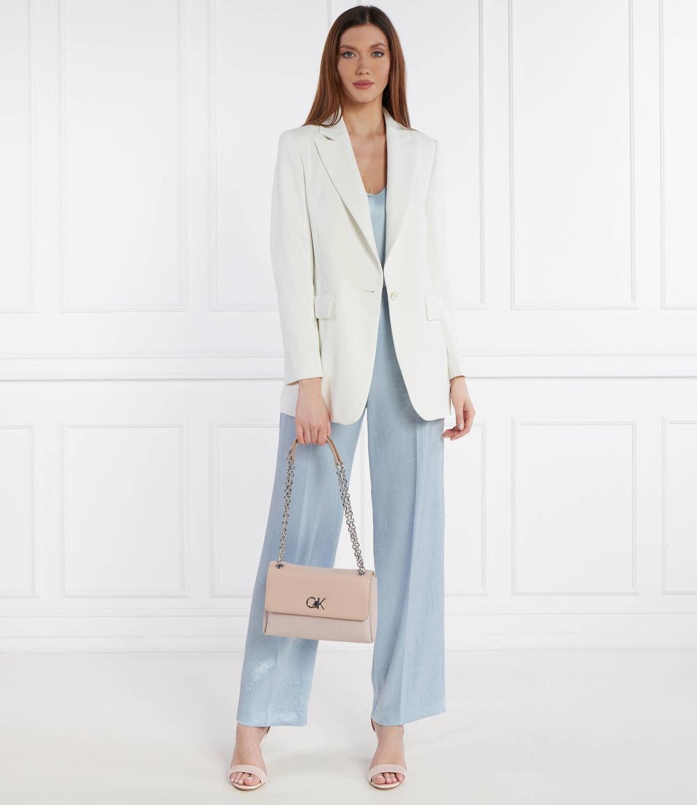 Сумка через плечо Re-lock Calvin Klein - пудро-розовый(K60K611755)