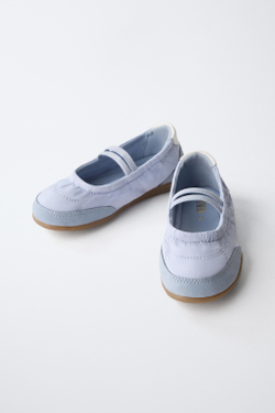 ZARA СПОРТИВНЫЕ БАЛЕТКИ, СИНИЙ