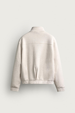 Легкая куртка свободного кроя из рельефной ткани — ZARA