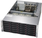 Сервер Supermicro SuperStorage 6049P-E1CR24H без процессора/без ОЗУ/без накопителей/количество отсеков 3.5" hot swap: 24/1 x 1200 Вт/LAN 10 Гбит/c