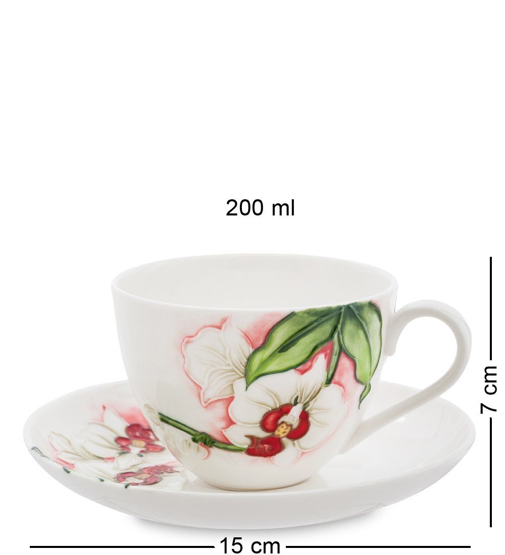 JS-38 Чайный набор на 6 перс. «Королевская орхидея» (Pavone)