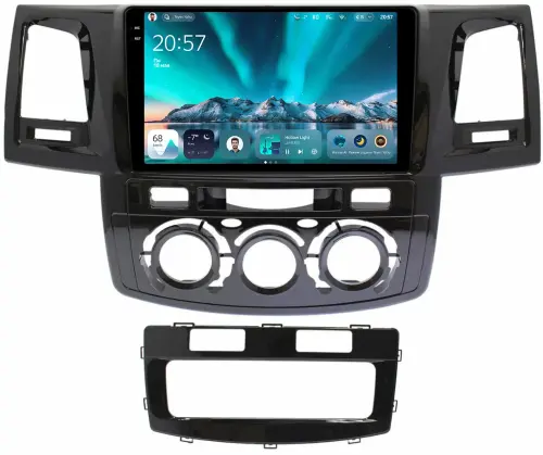Магнитола для Toyota HiLux 7 2011-2015 - Teyes CC4 монитор 9.2" 2K QLED на Android 14, Быстрейшая, Snapdragon 680, DSP, CarPlay, 4G SIM-слот