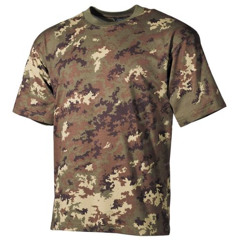Футболка MFH US T-Shirt, 170g/m², камуфляж - Vegetato