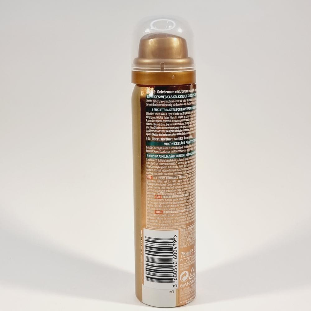 Автозагар-спрей для лица Garnier Ambre Solaire Dark с абрикосовым маслом 75 мл ( Из Финляндии )