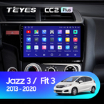 Teyes CC2 10,2" для Honda Fit, Jazz 3 2013-2020
