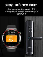 Смарт часы PARASMART Space 4Pro (силиконовый ремешок, серебристый)