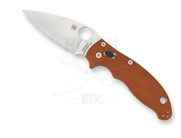Складной нож Spyderco Manix 2 101GPBORE2 c клинком из стали CPM-REX 45, рукоять G10