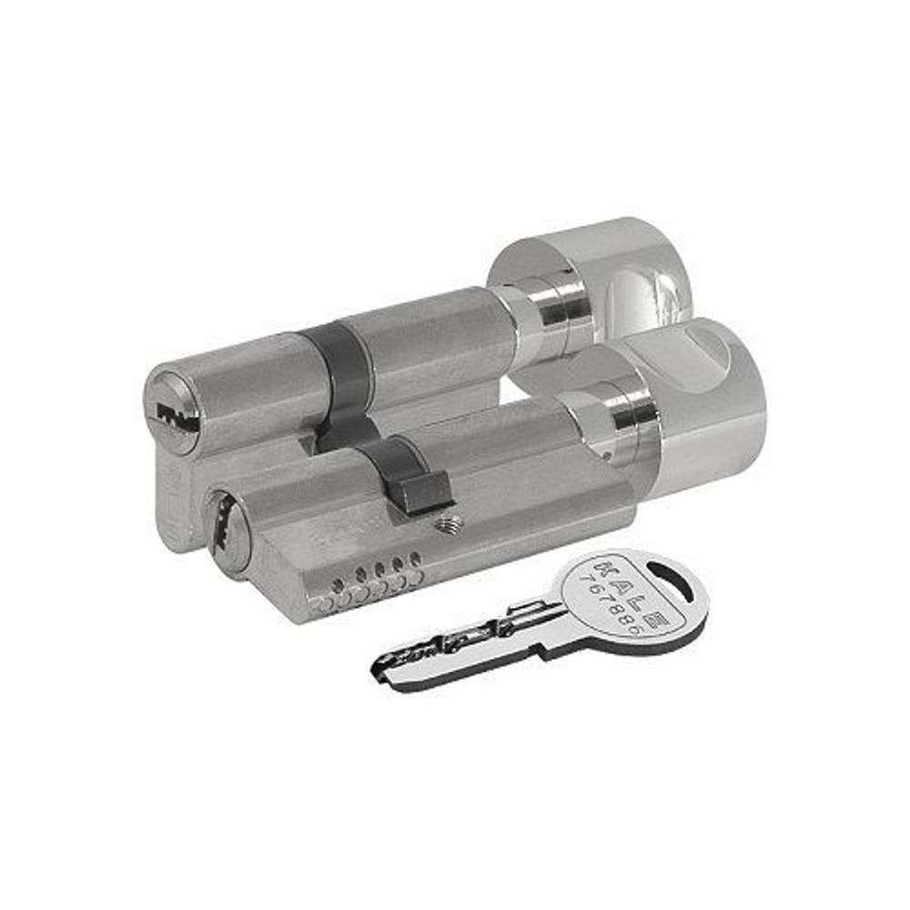 Цилиндровый механизм с вертушкой KALE KILIT 164 OBS SCE/68 (26+10+32) никель 5 кл. /22361/