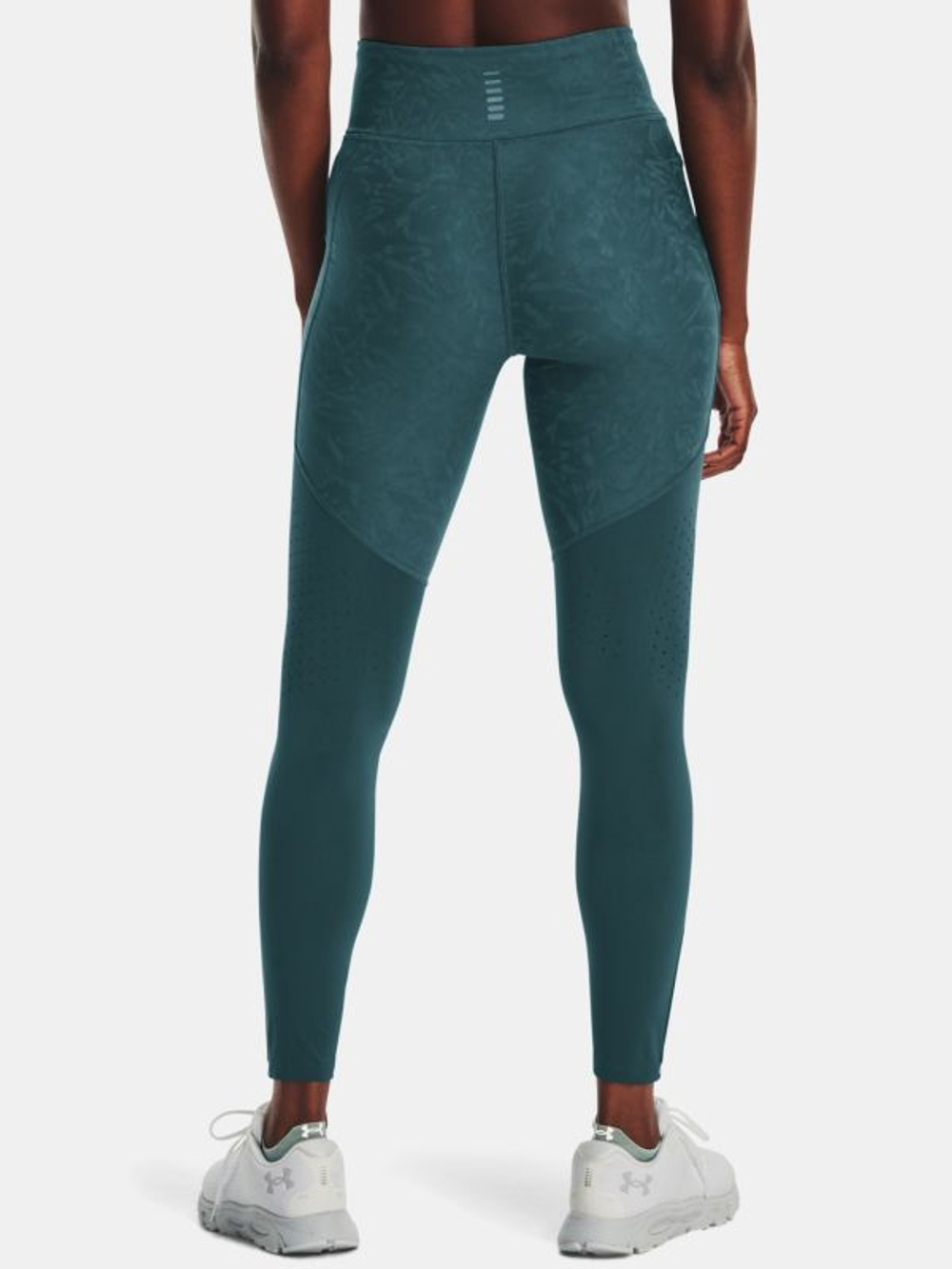 Легинсы Under Armour Women's UA Fly Fast 3.0 Tights - турмалиновый бирюзовый/светоотражающий