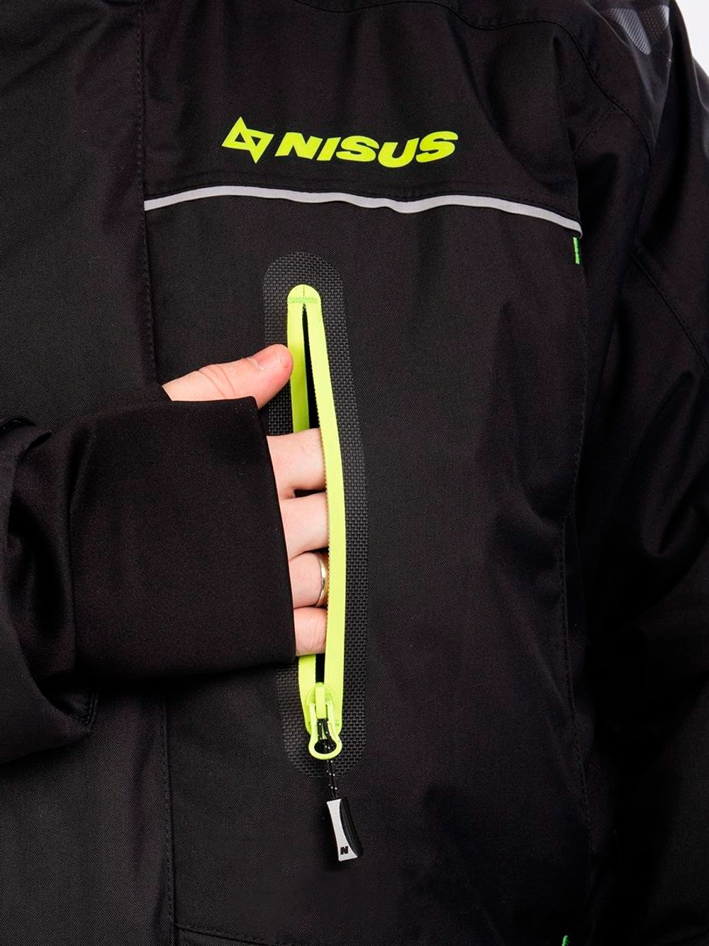 Костюм утепленный Nisus LEADER, 15/15 К, цвет черный, Шелтер, размер S (T-N-LB-S-46/176)