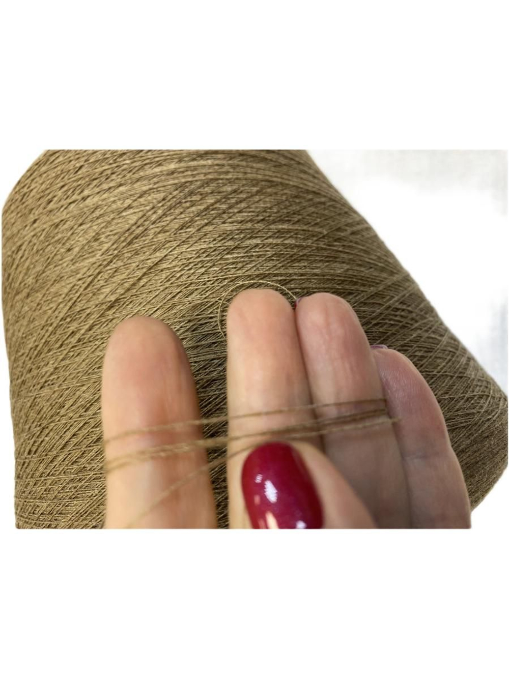 Пряжа на бобине (Италия) 15% шелк 10% кашемир 75% меринос 100г-2700м 75г