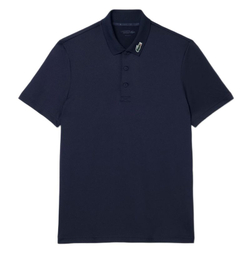 Мужское теннисное поло Lacoste Ultra Dry Stretch Golf — midnight blue