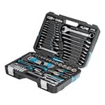 Набор инструментов, 1/4", 1/2", CrV, 120 зубьев, 78 предметов Gross