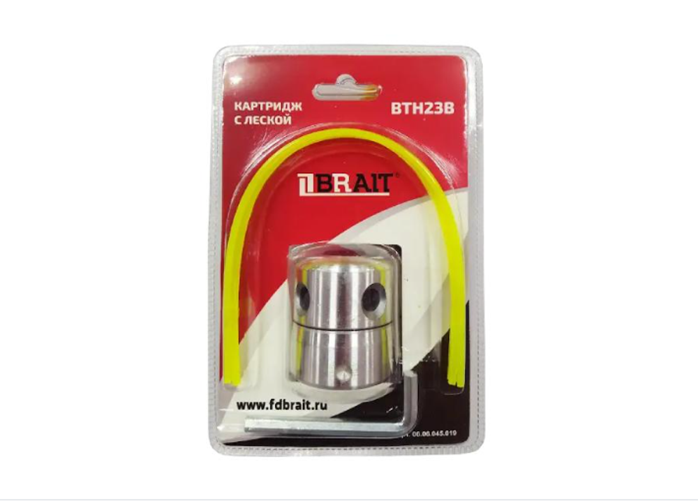 Картридж с леской Brait BTH23B (под фланец) паук БЛИСТЕР (M10x1.25)