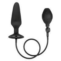 Черная расширяющаяся анальная пробка 16см California Exotic Novelties XL Silicone Inflatable Plug SE-0430-30-3